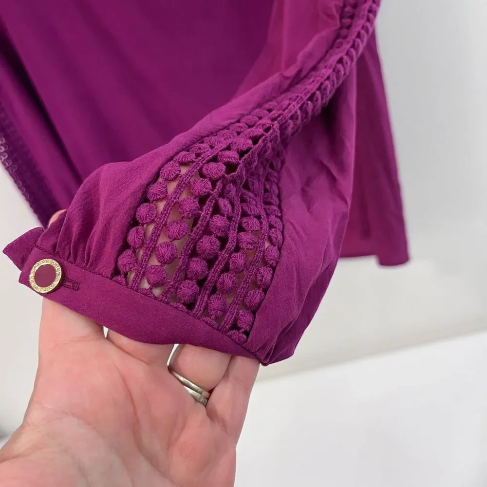 Tory Burch “Lillian” Blouse Size 6 Silk